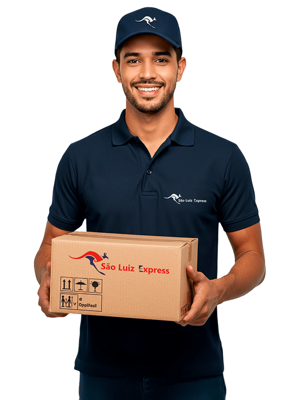 São Luiz Express Transporte de cargas e encomendas Sao Luiz Express LP Capa Entregador 2